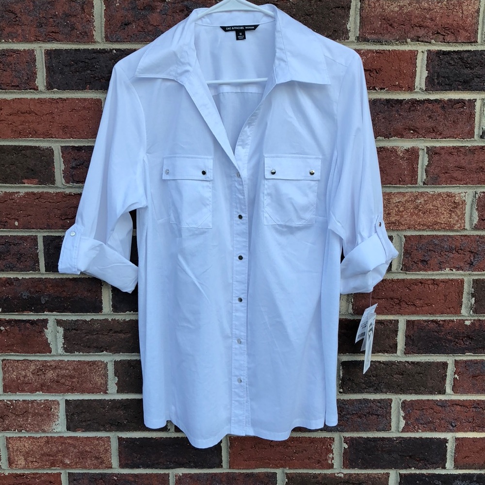 Zac & Rachel Woman new white blouse.